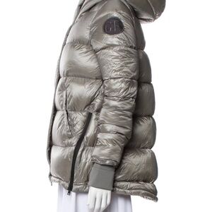 Gianfranco Ferre Metallic Gray Puffer Jacket